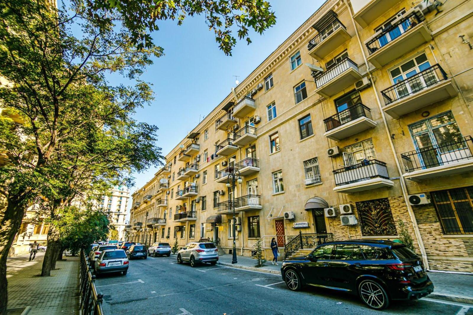 Azneft Square Deluxe Apartment باكو المظهر الخارجي الصورة